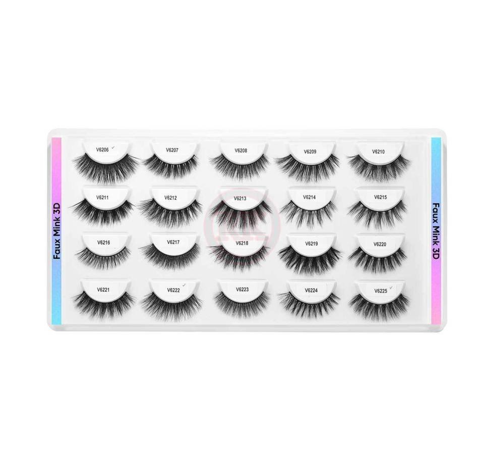 Faux Mink 3D V6206-V6225