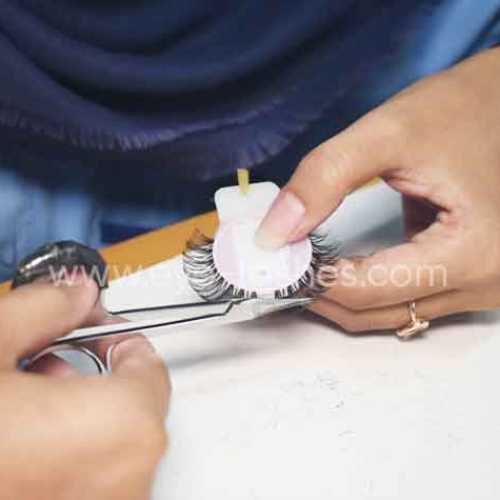 Inside our eyelash manufacturing facility, where hundreds of trained artisans ensure quality through every production step